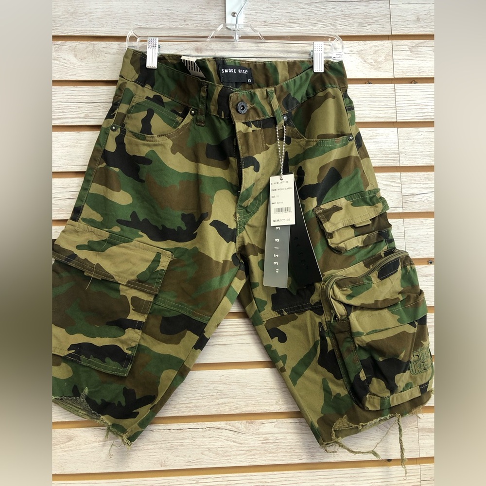Men Camo Cargo Shorts